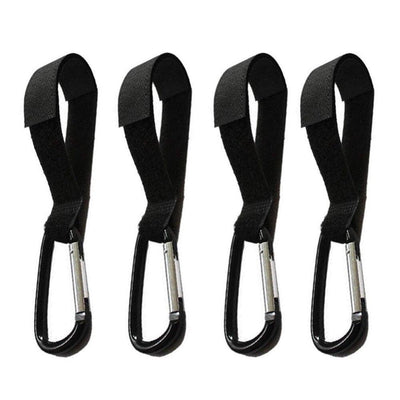 4pcs/Set Stroller Hooks Wheelchair Stroller Pram Carriage Bag Hanger Hook Baby Strollers Shopping Bag Clip Stroller Accessories
