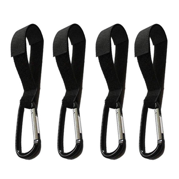 4pcs/Set Stroller Hooks Wheelchair Stroller Pram Carriage Bag Hanger Hook Baby Strollers Shopping Bag Clip Stroller Accessories