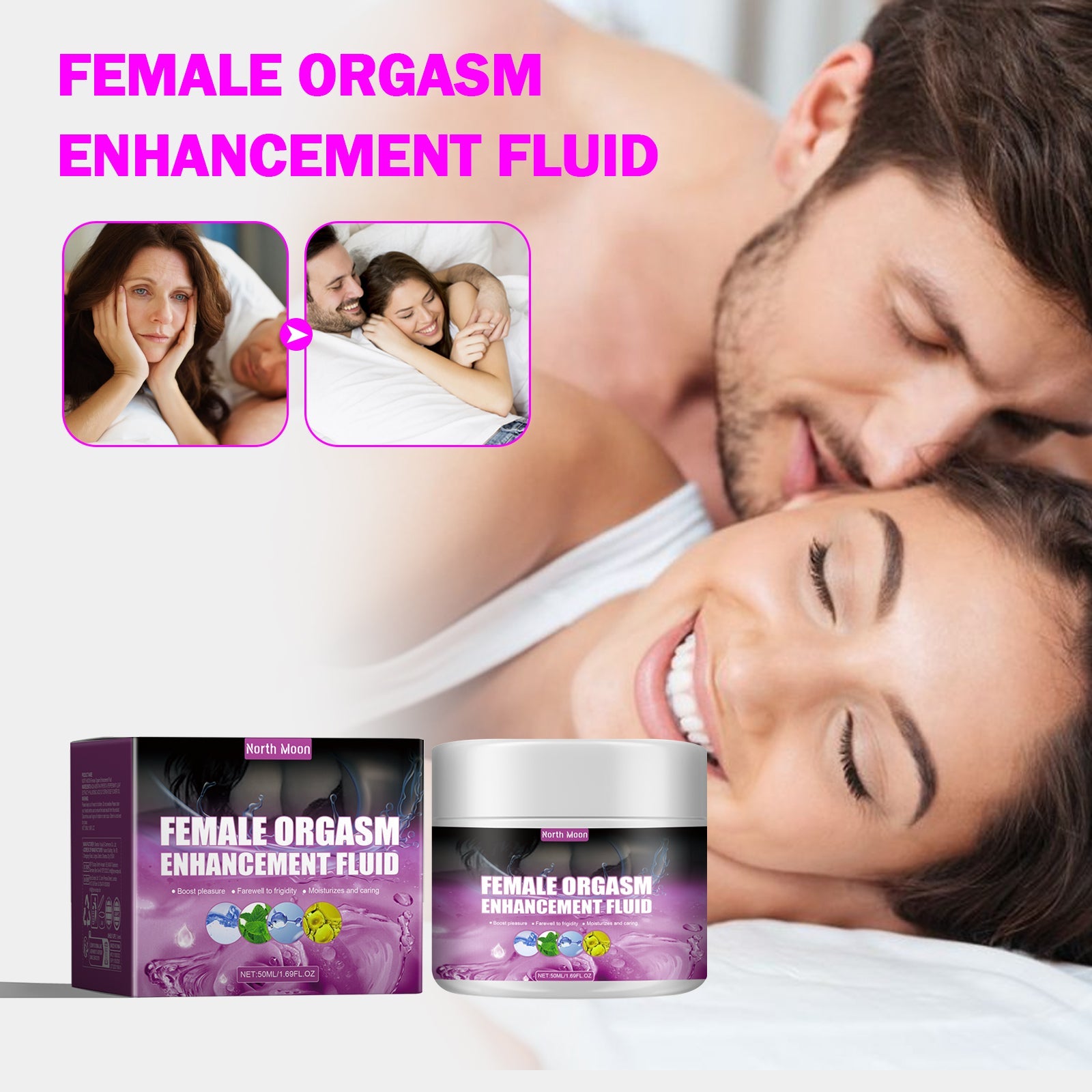 Female Orgasm Enhancement Fluid, Girl Care Skin Moisturizing Body Massage Health Care