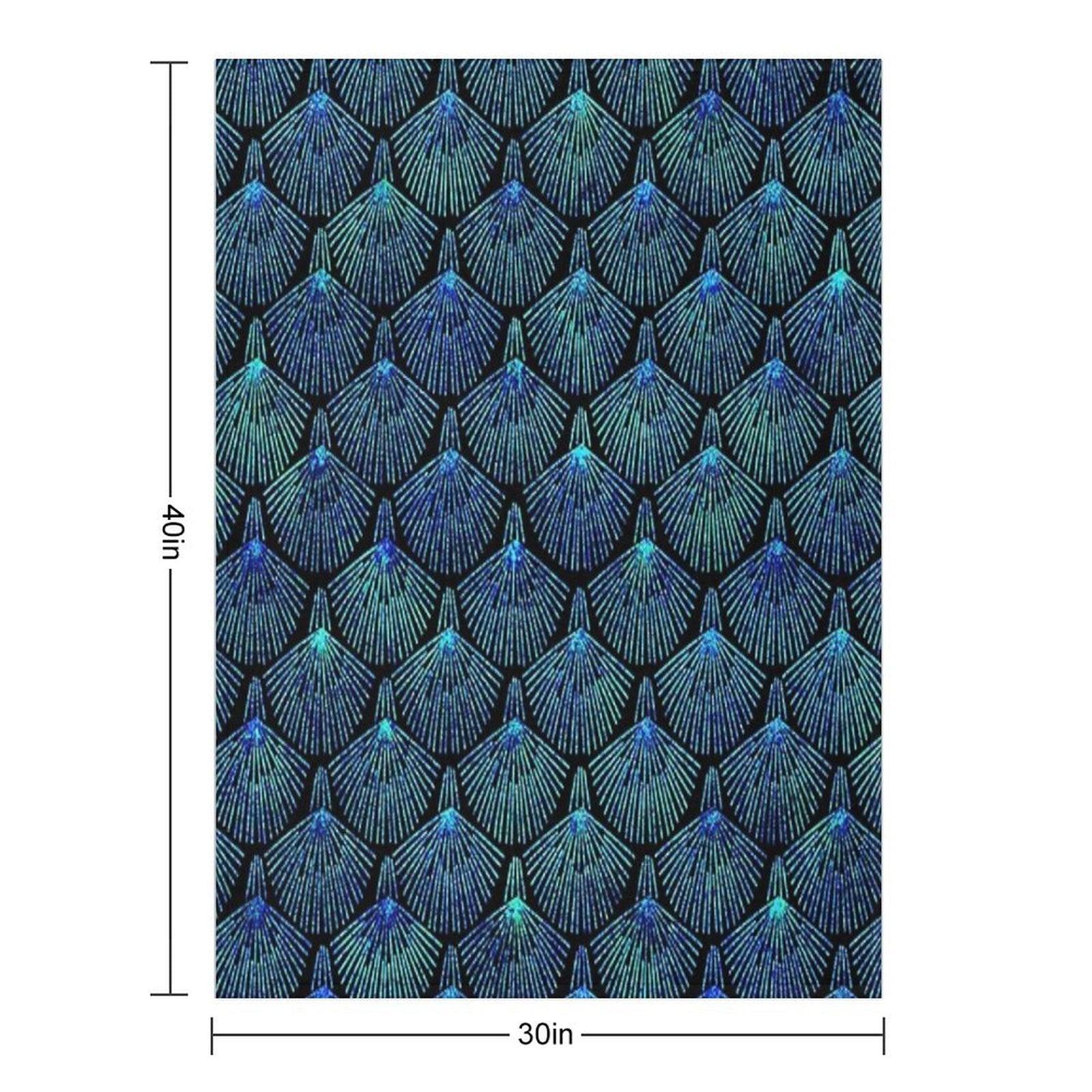 Peacock Throw Blanket