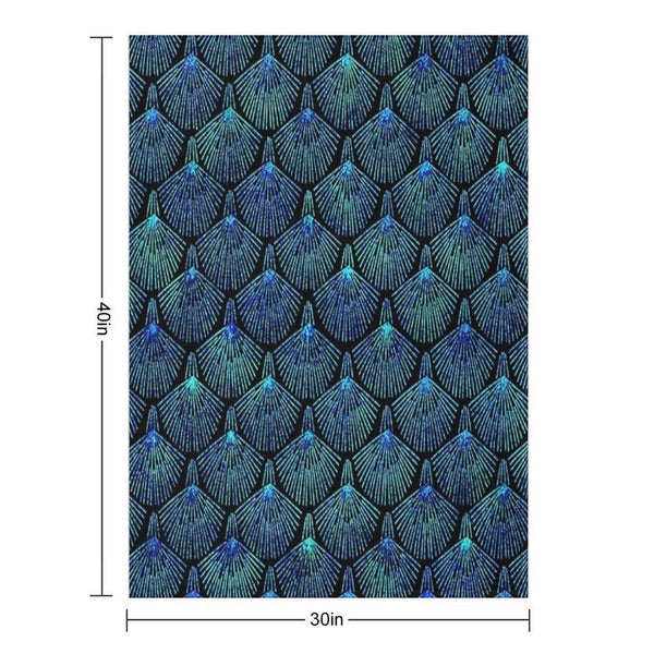 Peacock Throw Blanket
