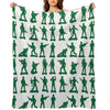 Army Man Graphics Premium Throw Blanket