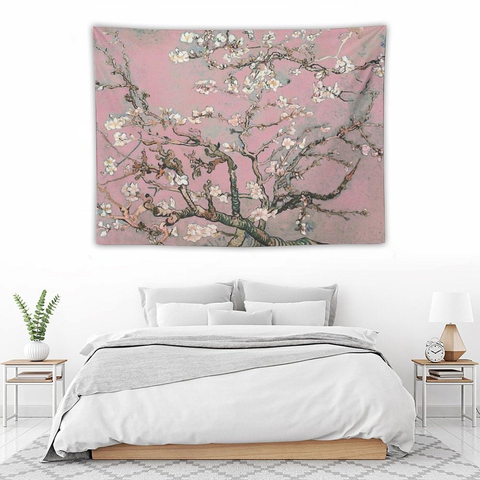 Almond Blossom - Vincent Van Gogh (pink Pastel) Tapestry