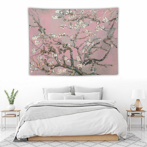 Almond Blossom - Vincent Van Gogh (pink Pastel) Tapestry