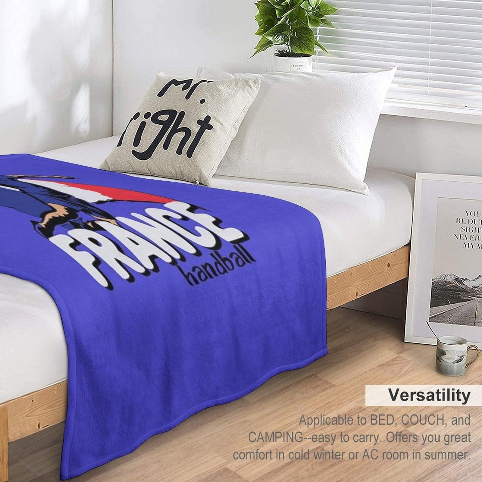 France Handball Logo Throw Blanket