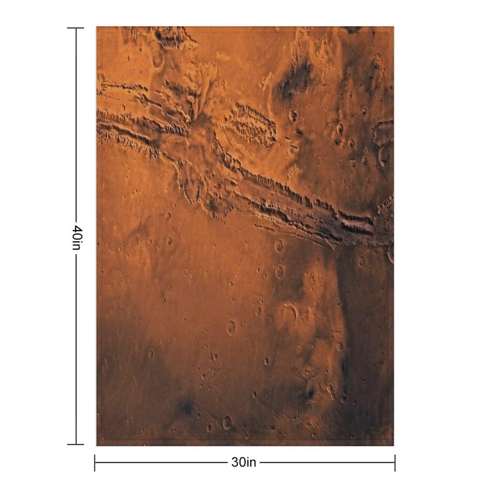Mars Throw Blanket