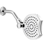 multi-function shower top spray rotating shower head four modes - electroplate