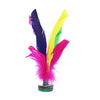 21CM Hacky Sack Foot Sports Game Brand Kick Feather Kicking Shuttlecocks Badminton - 1 pcs random color