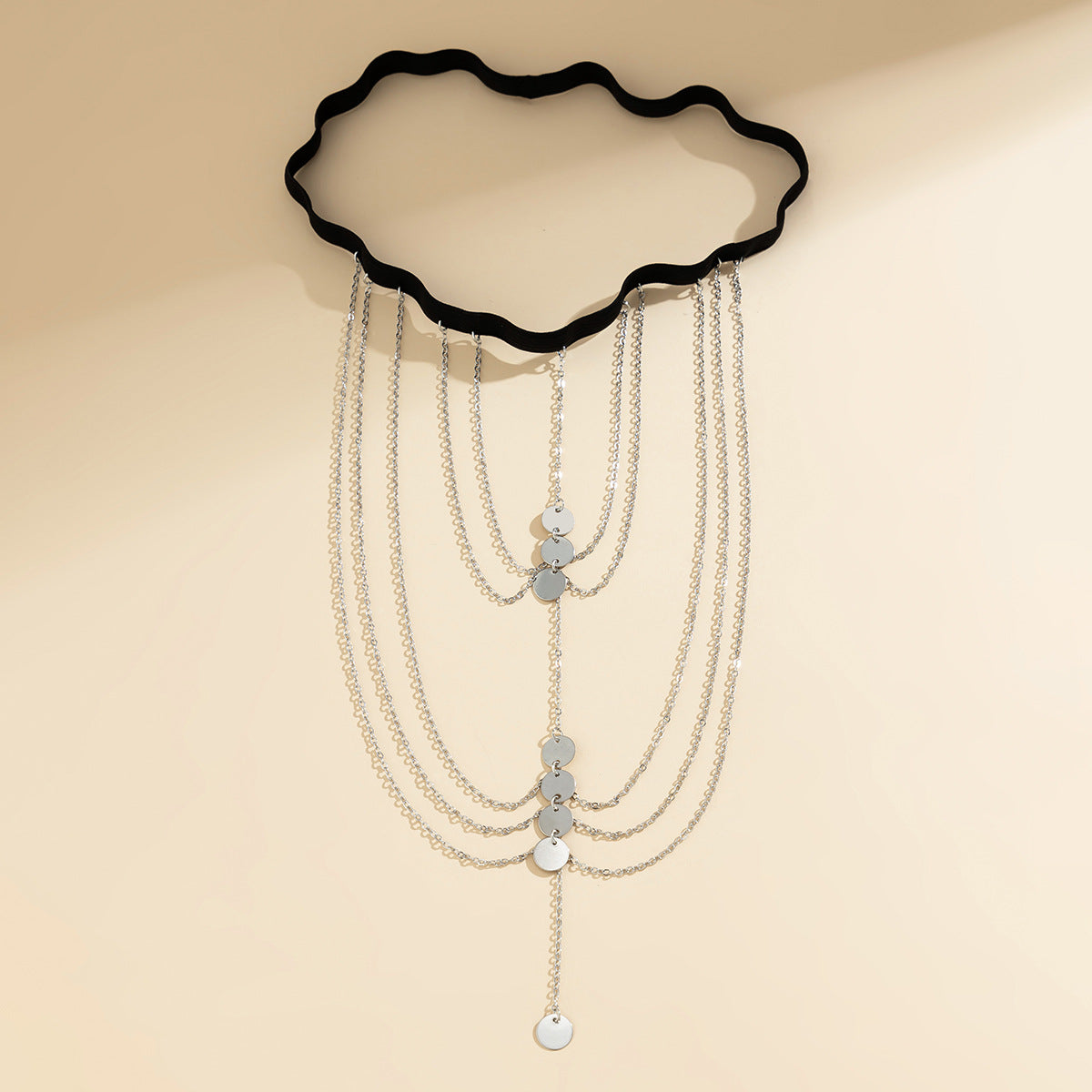 Pure desire butterfly tassel leg chain female sweet cool multi-layer chain star shaped leg ring sexy thigh chain