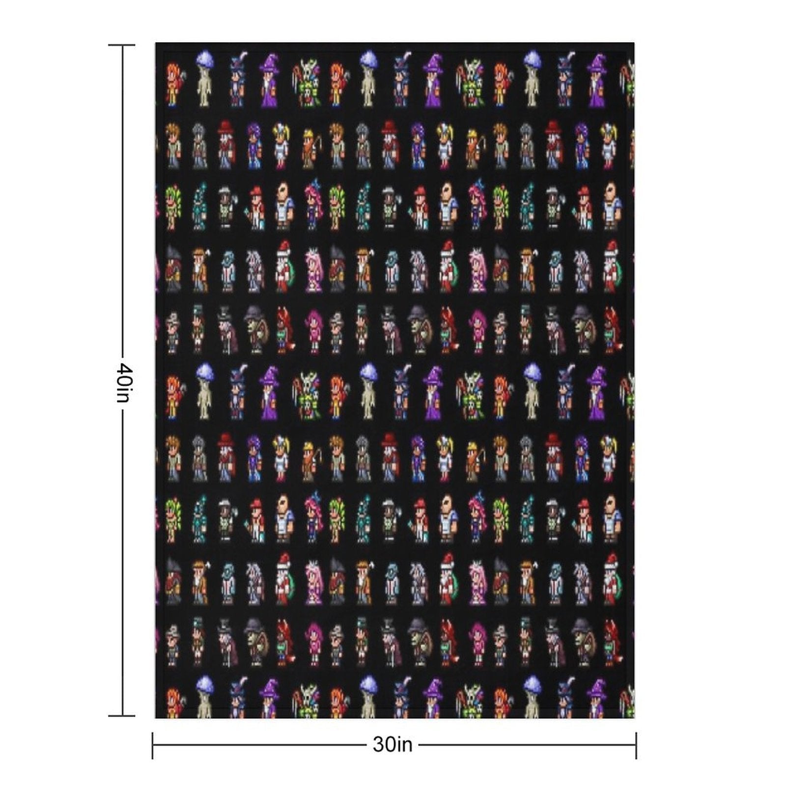 Terraria NPCs Versatility Throw Blanket