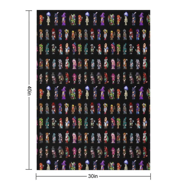 Terraria NPCs Versatility Throw Blanket
