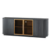 Ripple Modern TV Console – Soft Curves, Natural Wood Look