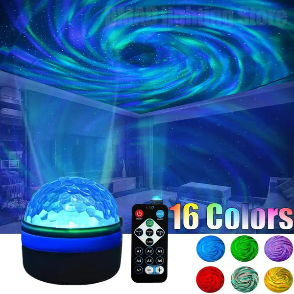 LED Galaxy Projector - Starry Night Light & Aurora Effects GOODSPHORIA.COM