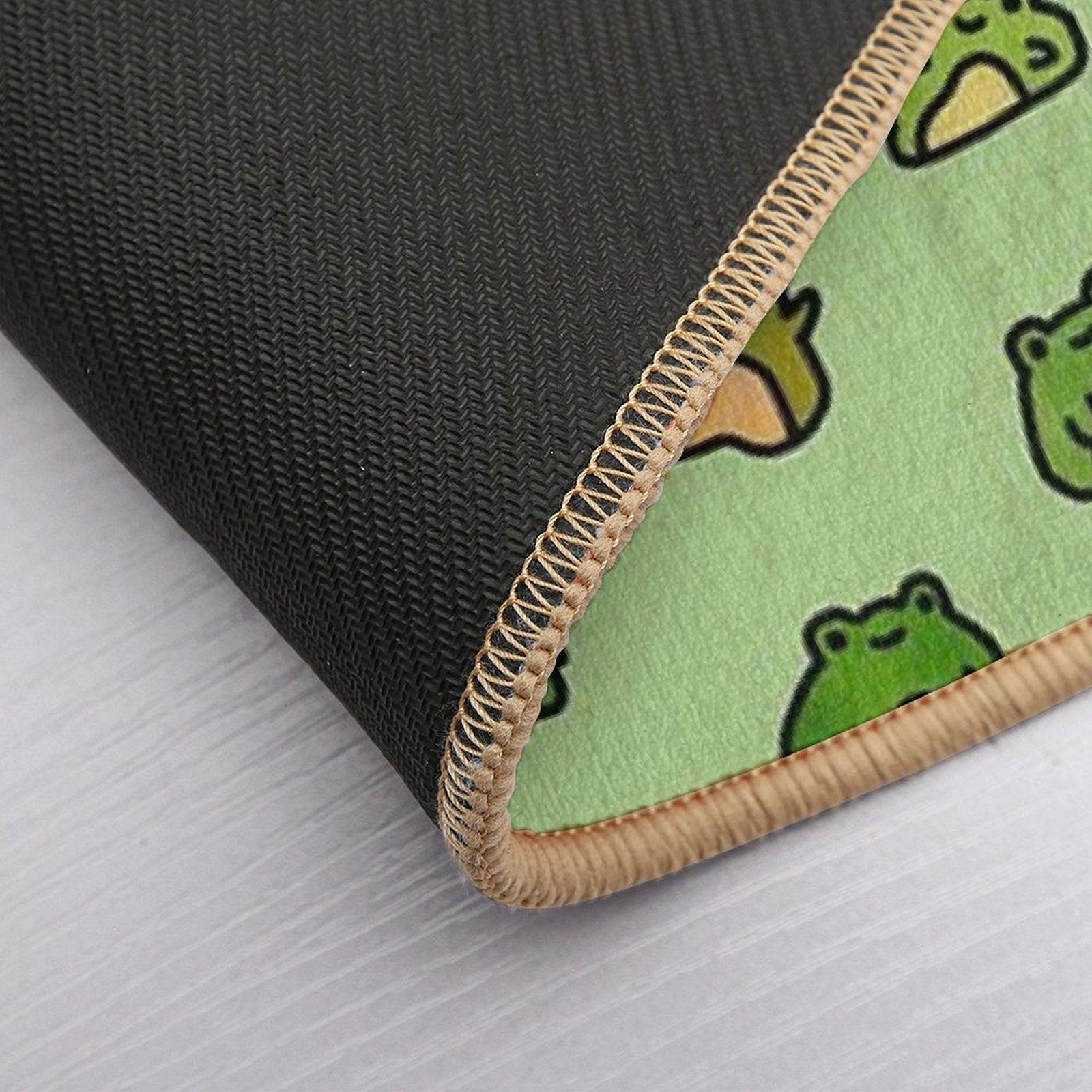 Frogs Doodle Bath Mat