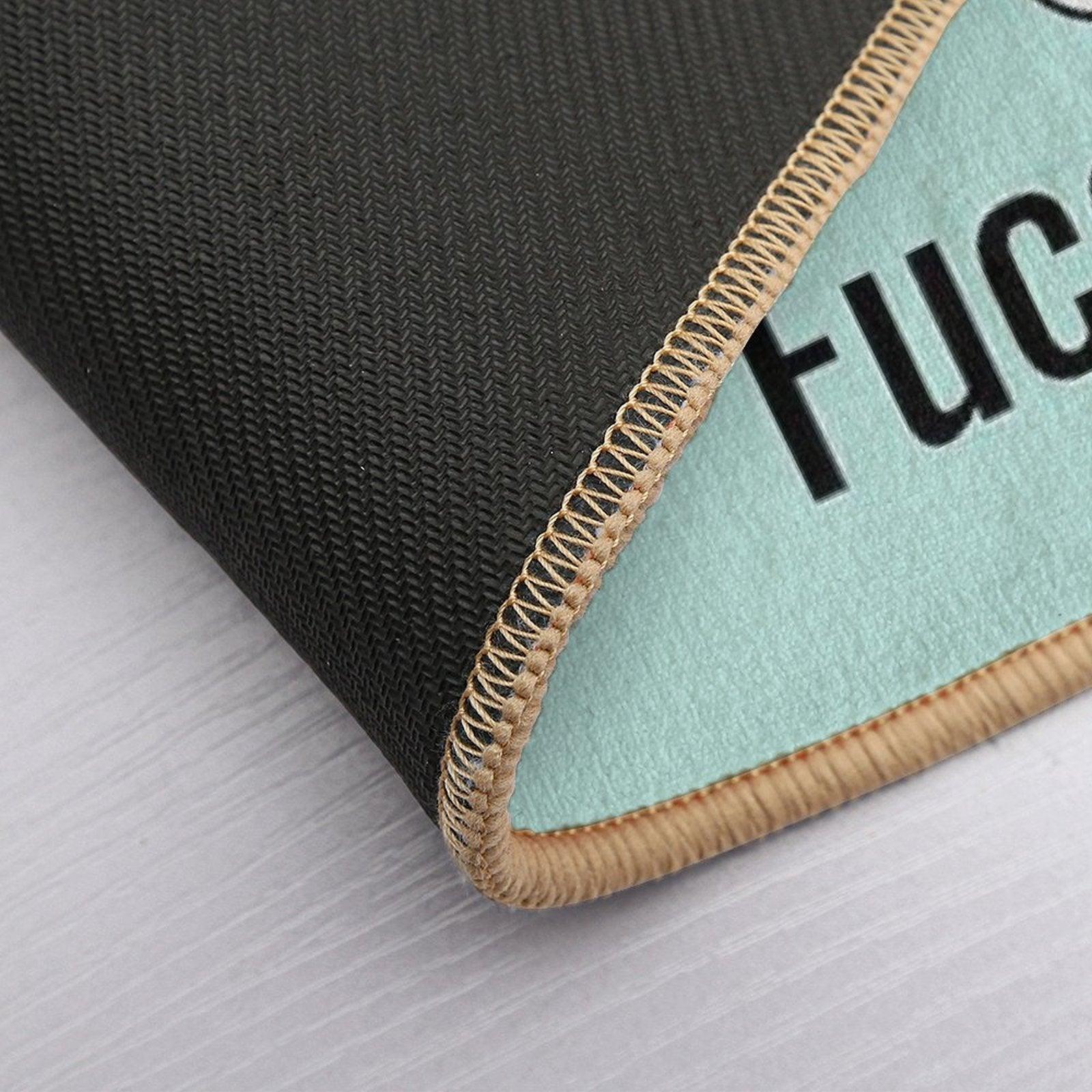 What The Fucculent Funny Meme Bath Mat