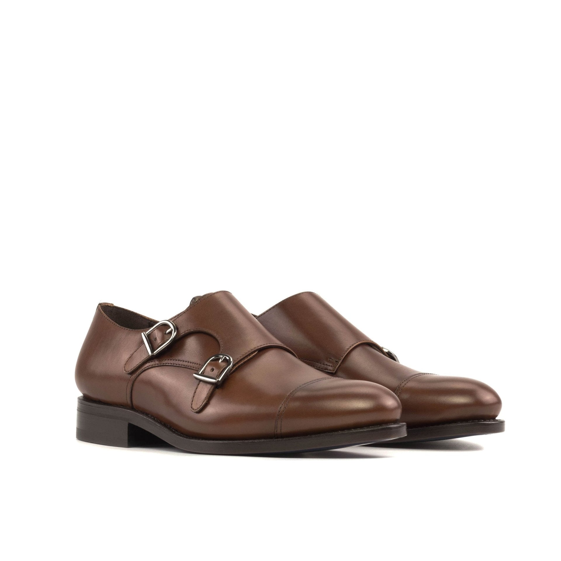 Laspa  - Classic double monk strap dress shoes for men