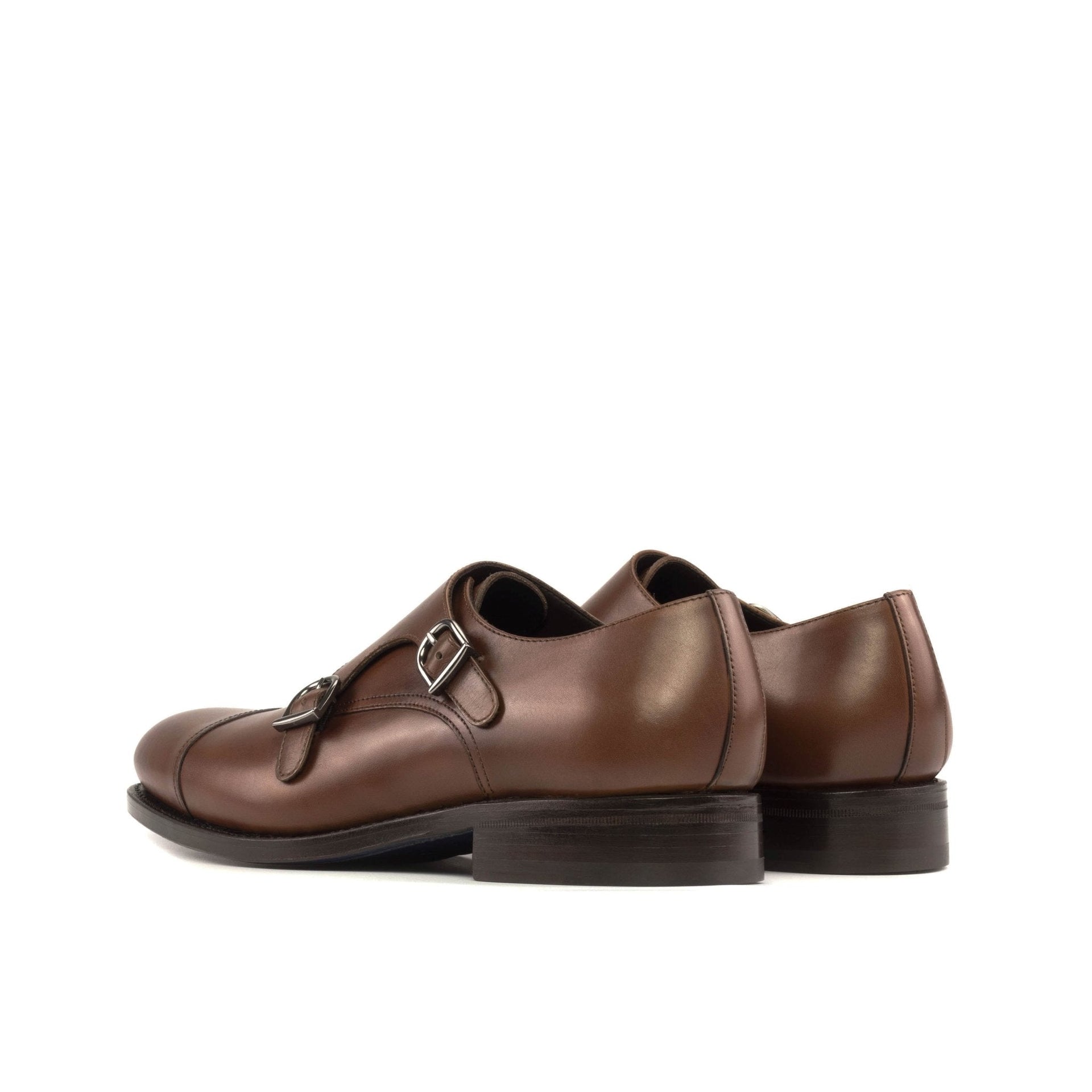Laspa  - Classic double monk strap dress shoes for men