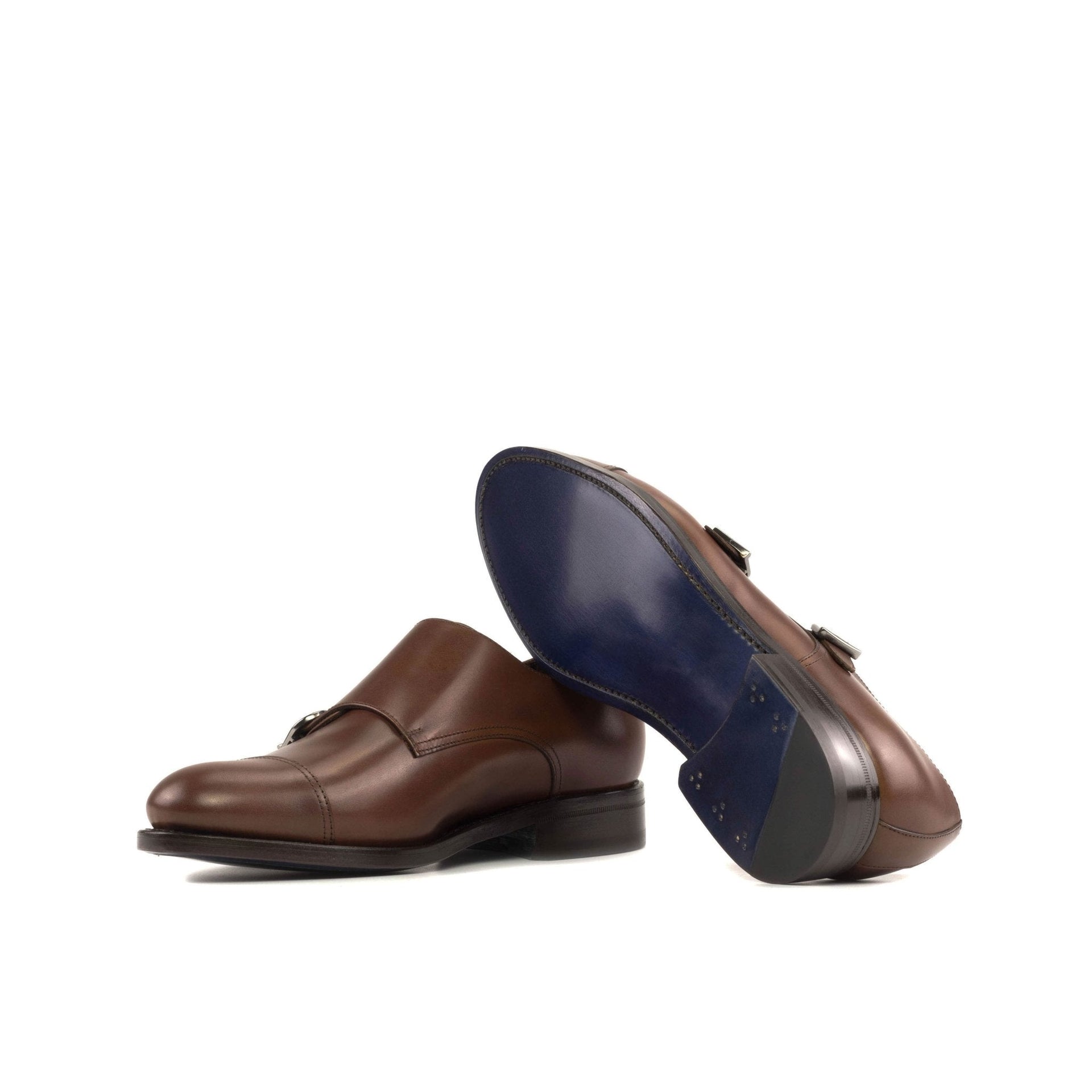 Laspa  - Classic double monk strap dress shoes for men