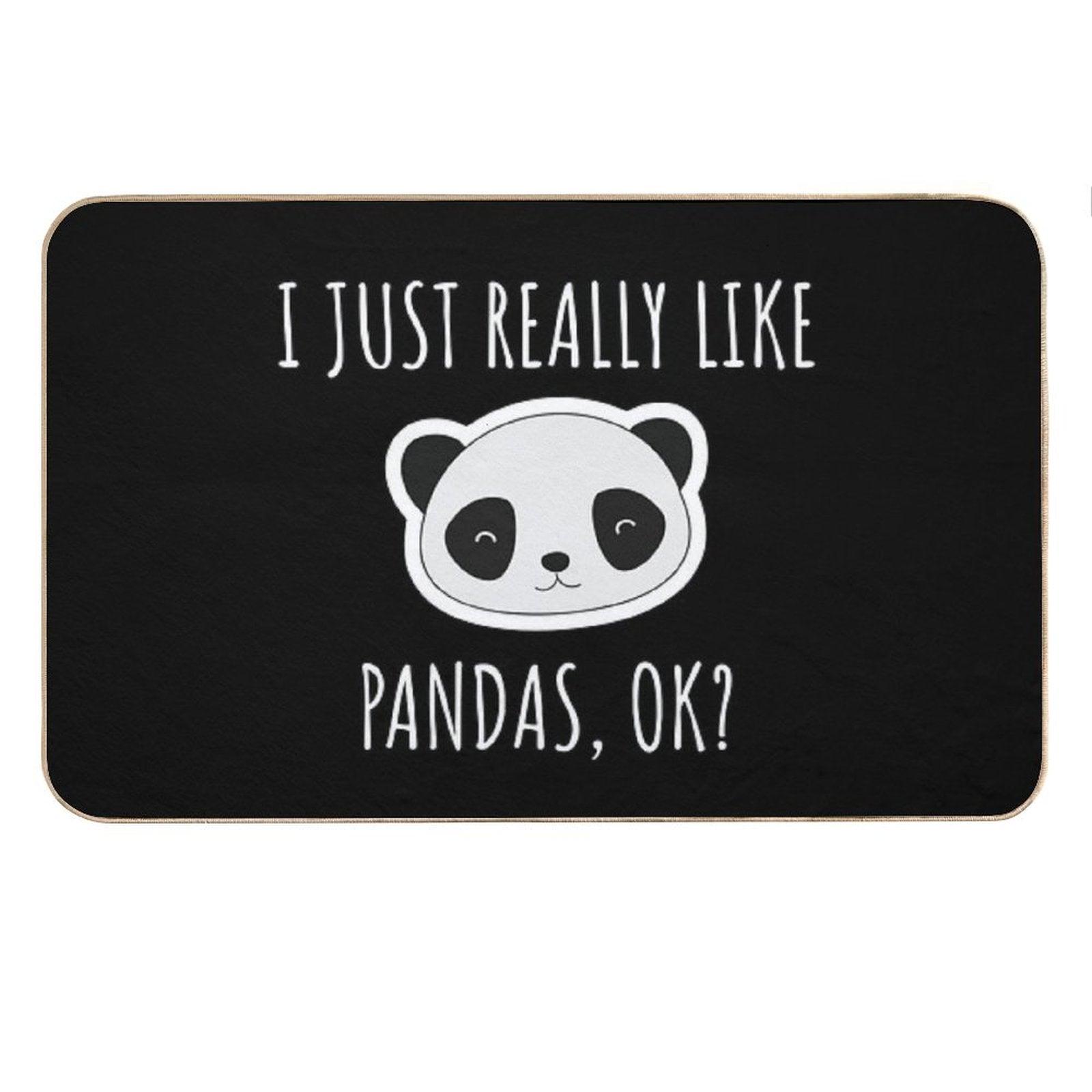 I Just Really Like Pandas, Ok Bath Mat