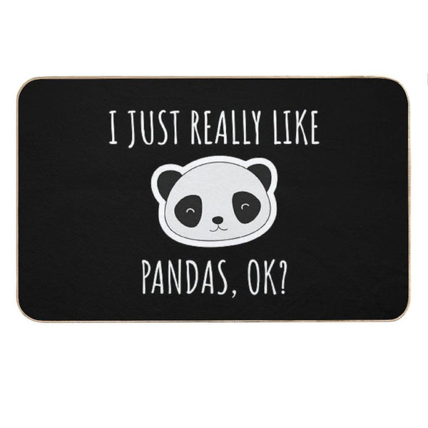 I Just Really Like Pandas, Ok Bath Mat