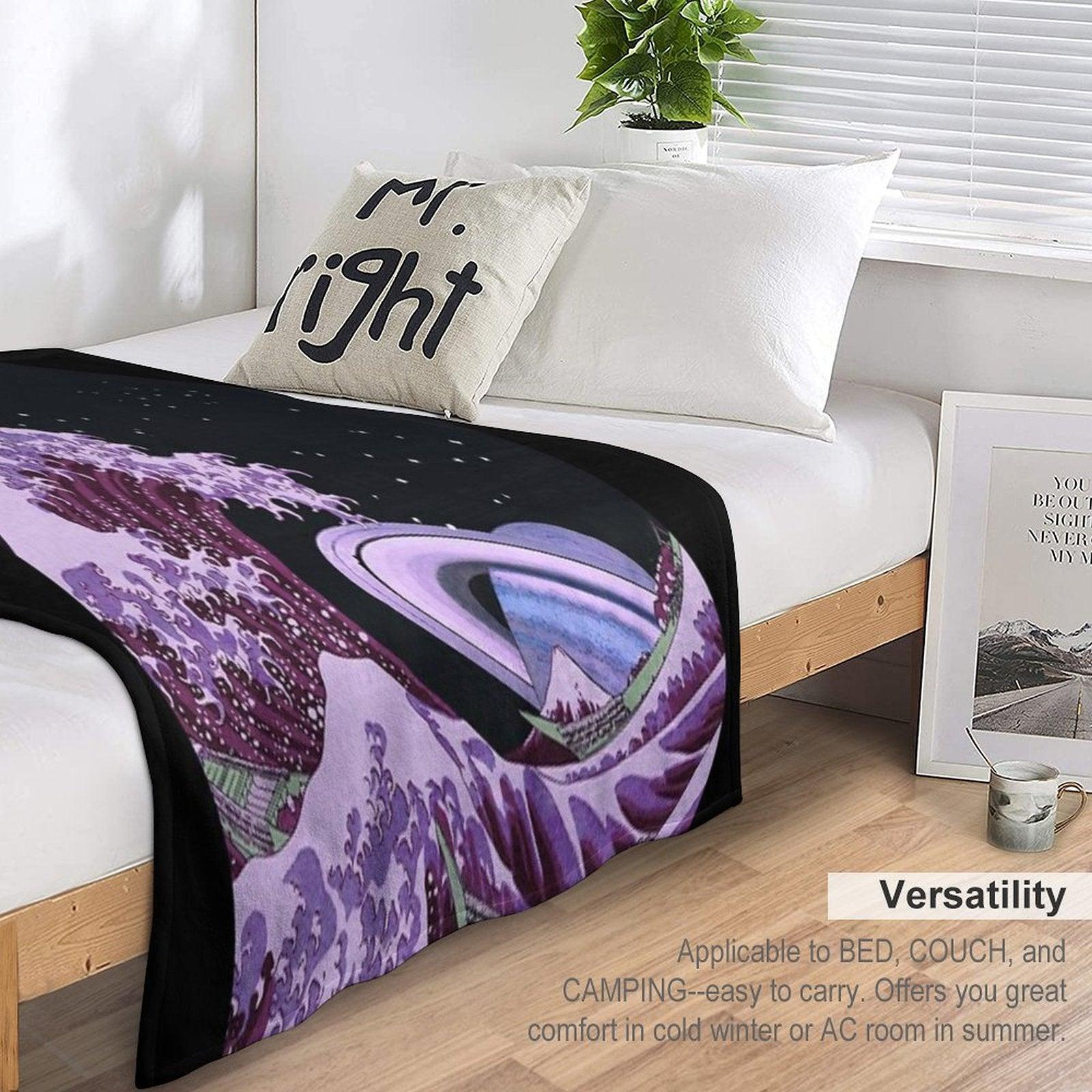 The Great Spave Wave Throw Blanket