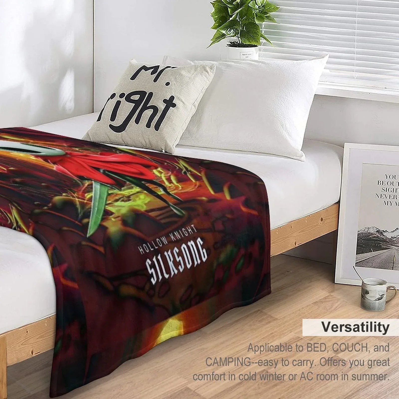 Hollow Knight Silksong Throw Blanket