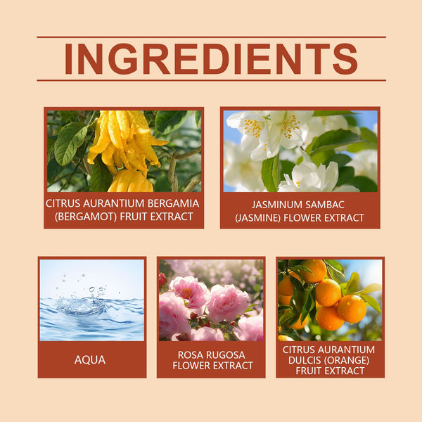 Autumn Perfume Citrus Flower Natural Fresh Light Fragrance Portable Lasting Fragrance Exudes Personal Charm Perfume