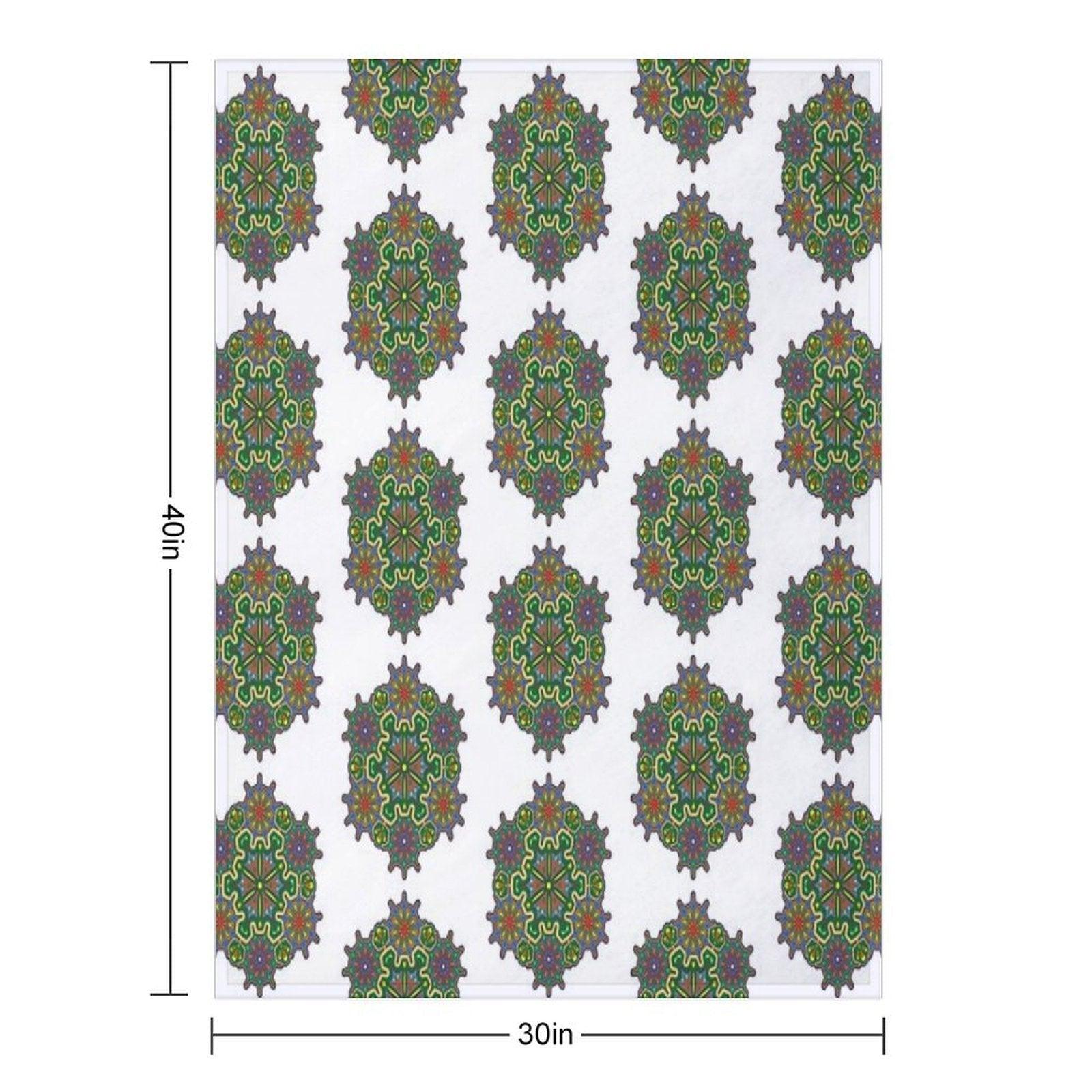 Indian Style Mandala 2 Throw Blanket