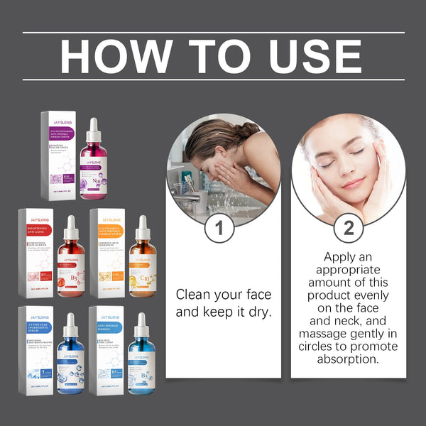 Serum Gift Box 5-Piece Facial Moisturizing And Hydrating Daily Repair Serum Gift Box