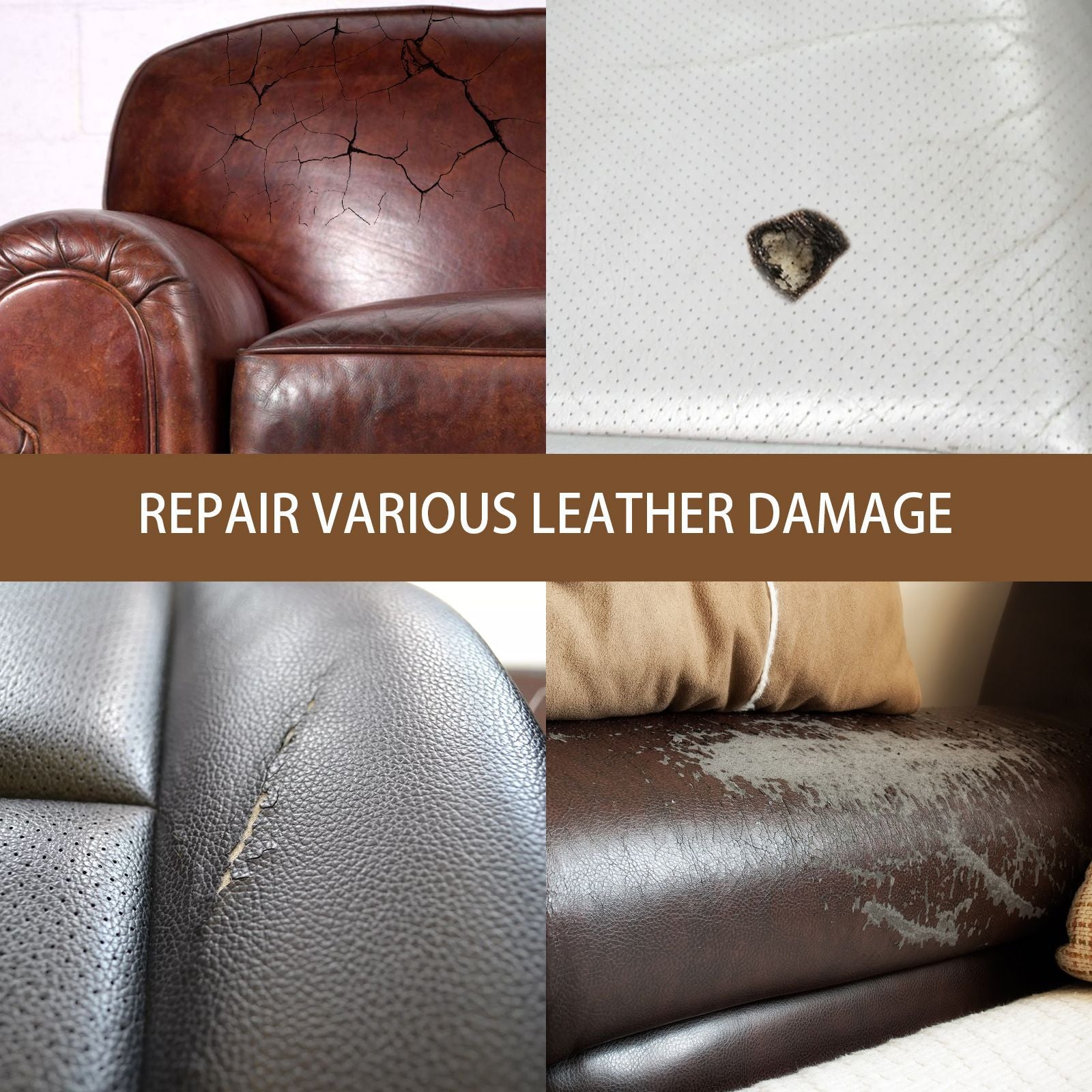 Leather Toning Cream, Set Car Leather Care Toning Leather Bag Leather Shoes Leather Refurbished Sofa