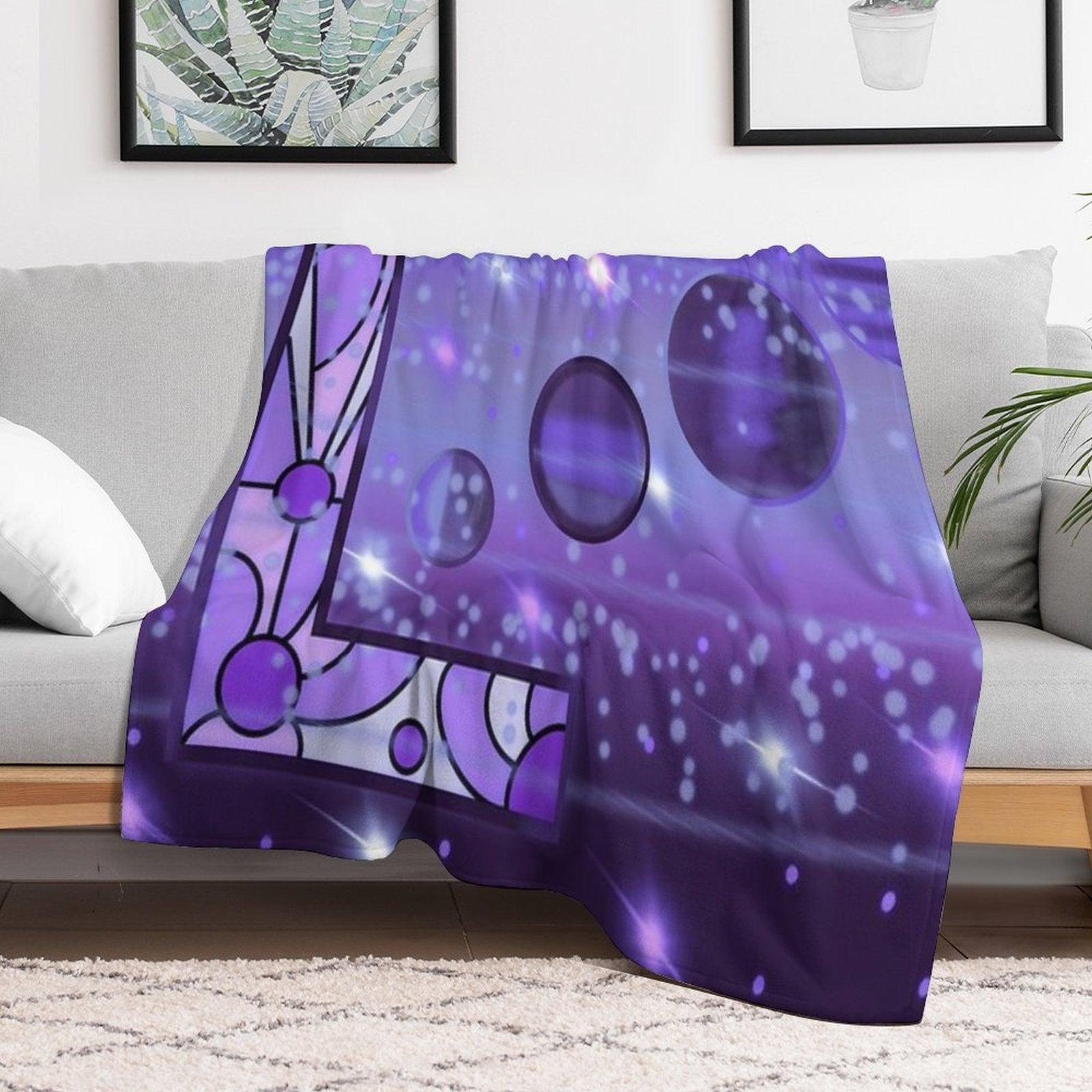 L Blank Throw Blanket