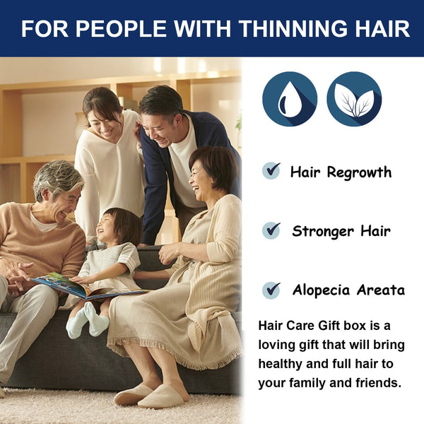 Alopecia Areata Care Set, Clean Scalp Supple Care Frizzy Hair Wash And Care Gift Set