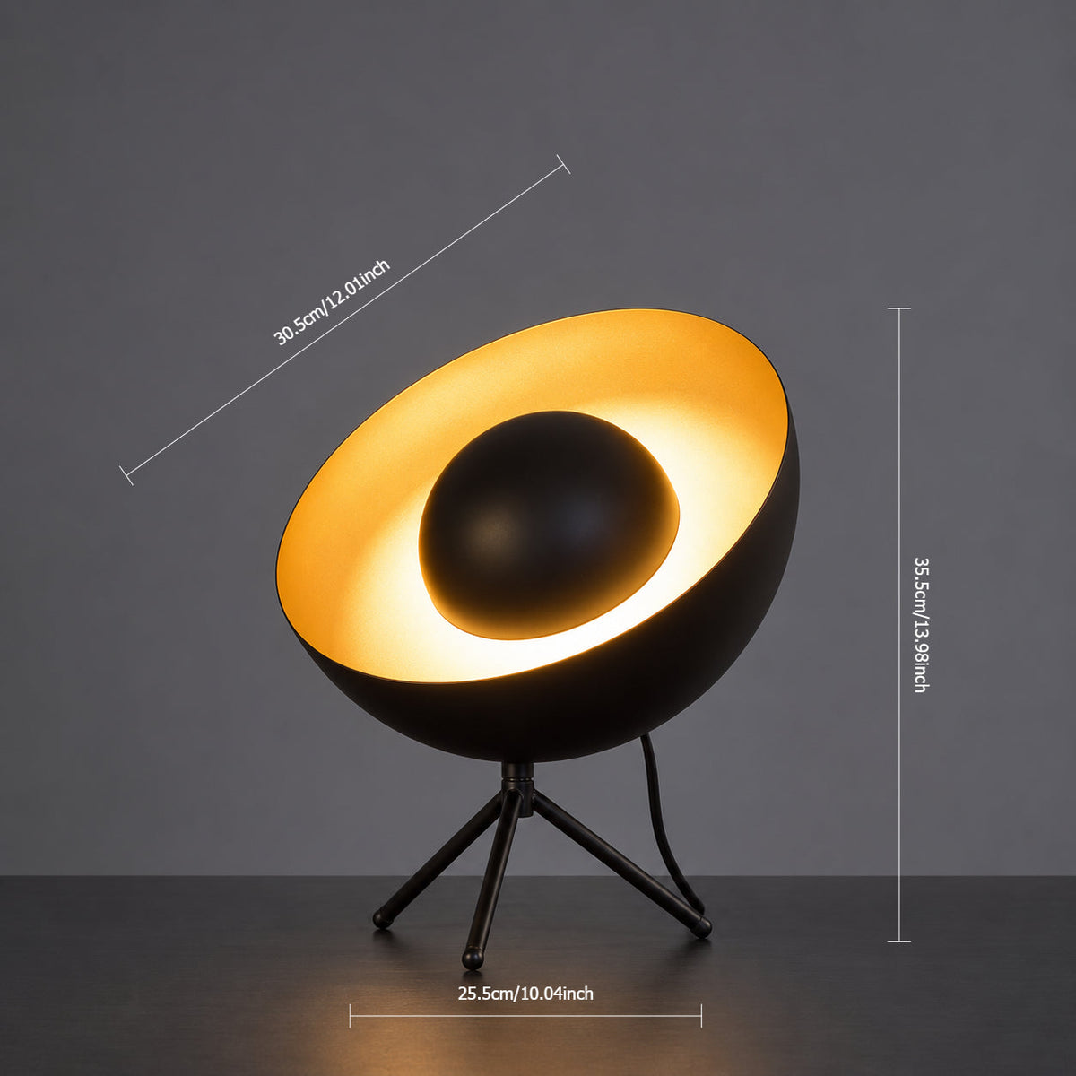 Satellite Tripod Table Lamp
