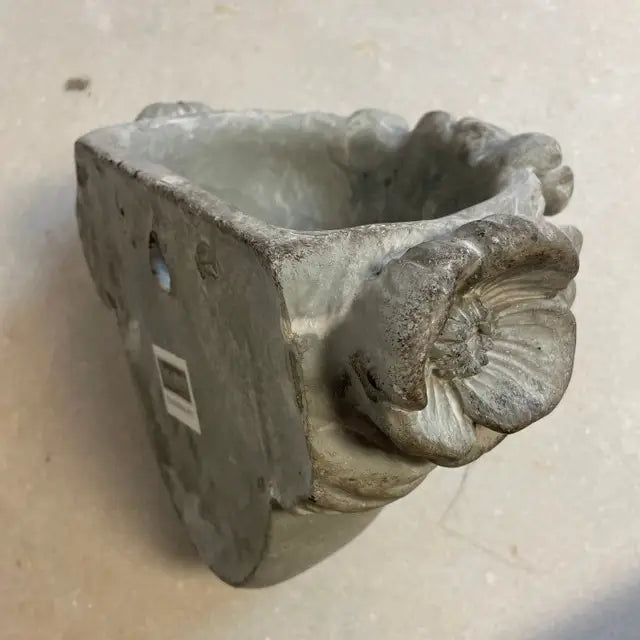Wall Art Cement Girl   Planter