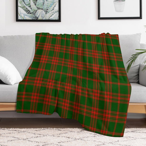 Clan Menzies Tartan Anti-pilling Throw Blanket