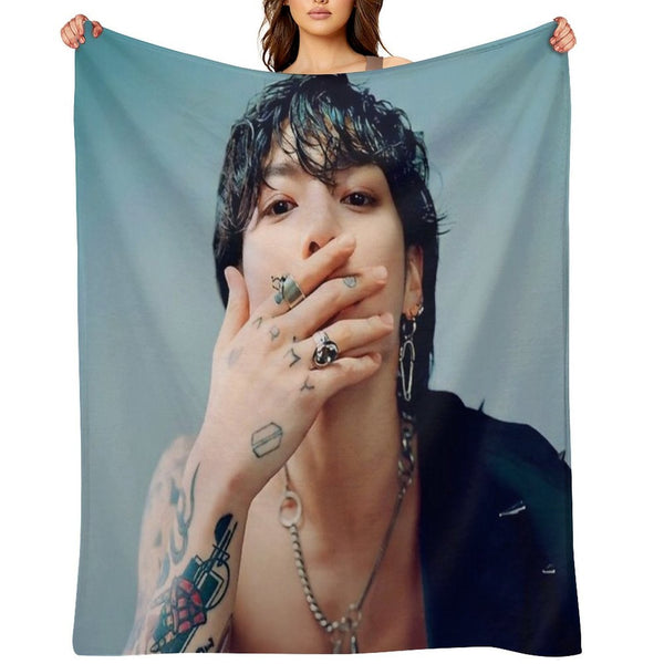 Jungkook Seven Velvety-soft Throw Blanket