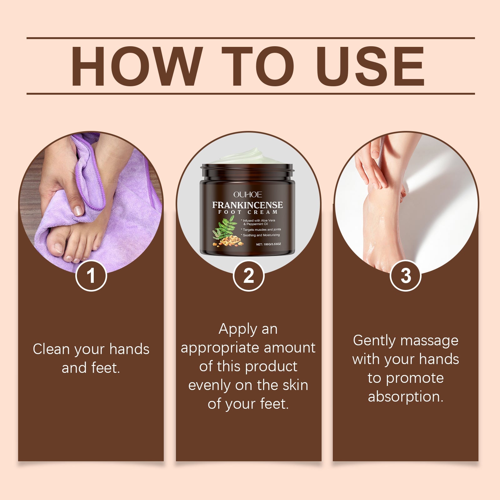 Nourishing And Moisturizing Foot Cream Gently Moisturizes Foot Skin With A Deep Nourishing And Exfoliating Foot Cream