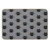 Black Cat Face Bath Mat