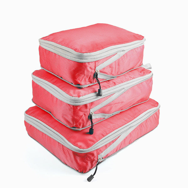 Travel compression packing cubes – ultralight, expandable, for luggage organization