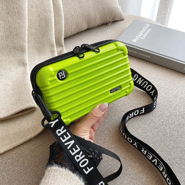 PC hard shell toiletry bag 7-inch shoulder crossbody bag hand storage bag suitcase small bag