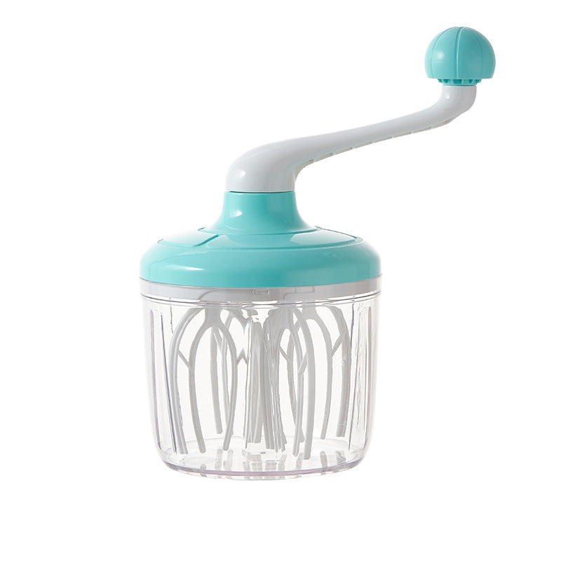 Household Baking Tools Cake Cream Beater Stirring Rod Egg White Foaming Machine Semi-Automatic Hand Operated Egg Beater