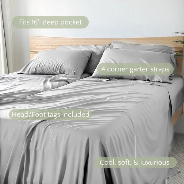 Copper Infused Bamboo Sheet Set - Gifts for You 'n Me