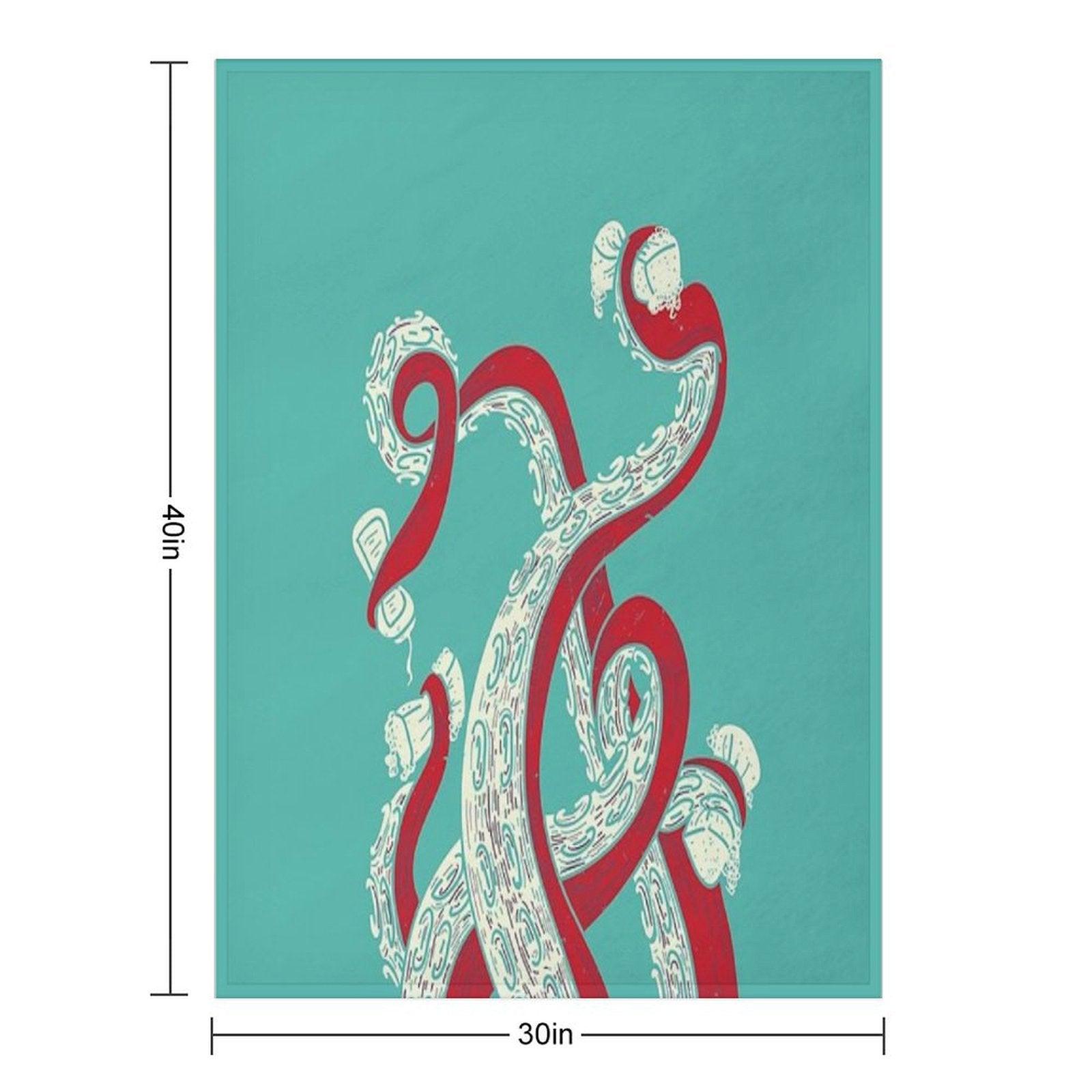 Kraken Throw Blanket