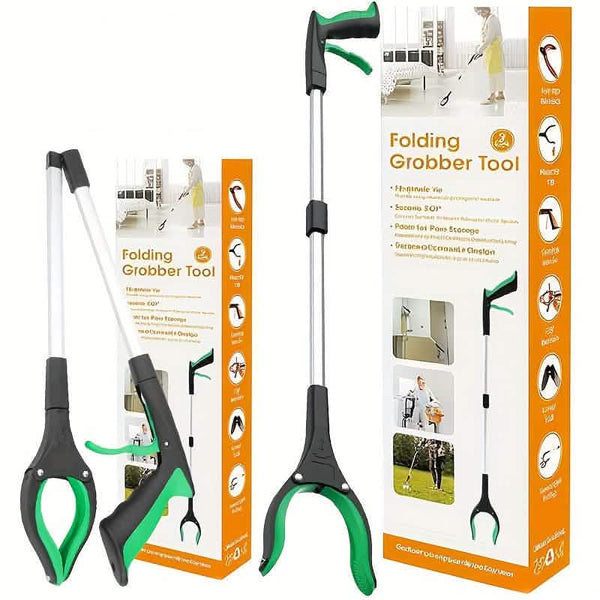 Heavy-Duty Steel Folding Trash Picker – 32