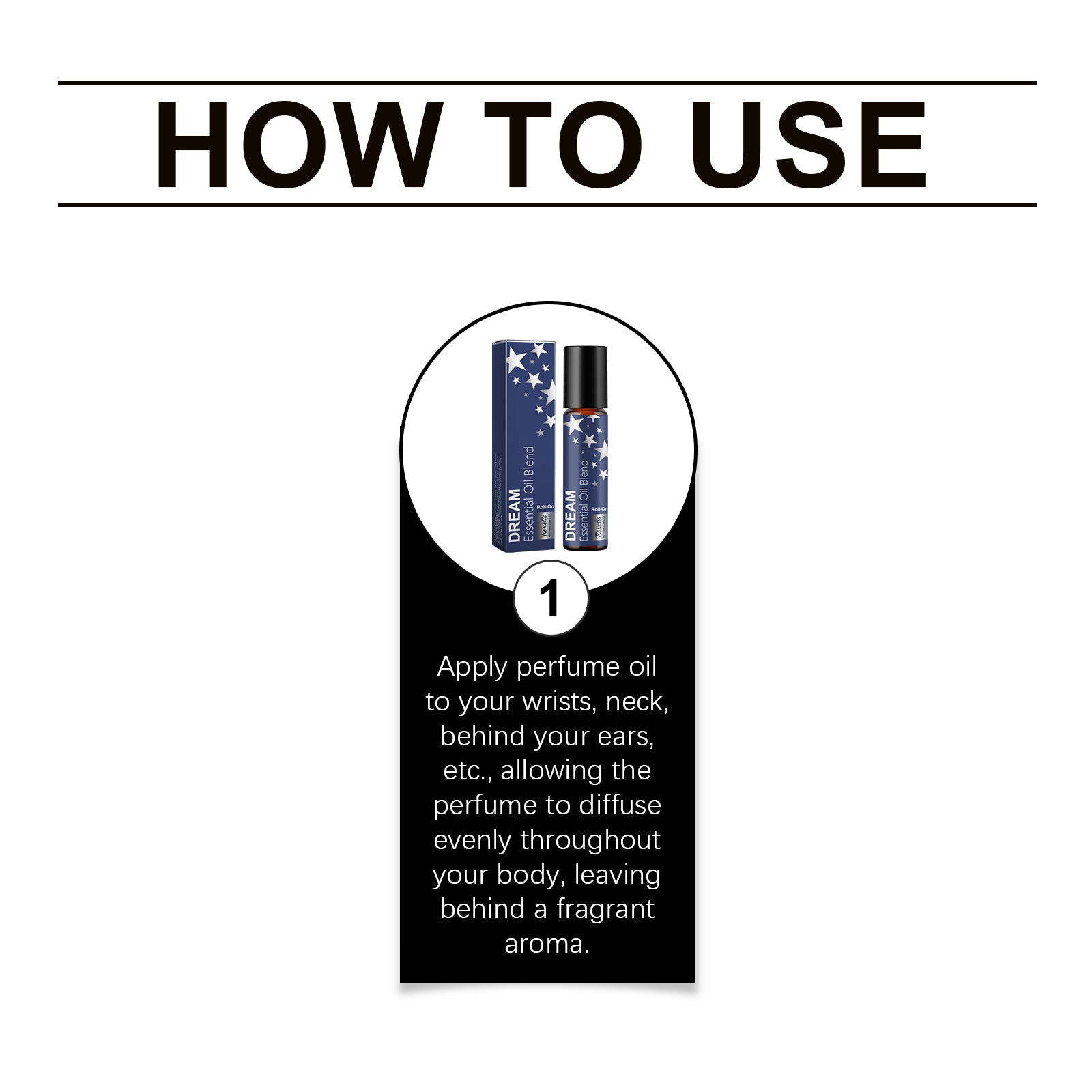 Roll-On Perfume Essential Oil Ylang Ylang Roll-On Perfume Design Natural Fresh Light Fragrance Portable Elegant Fragrance Essential Oil