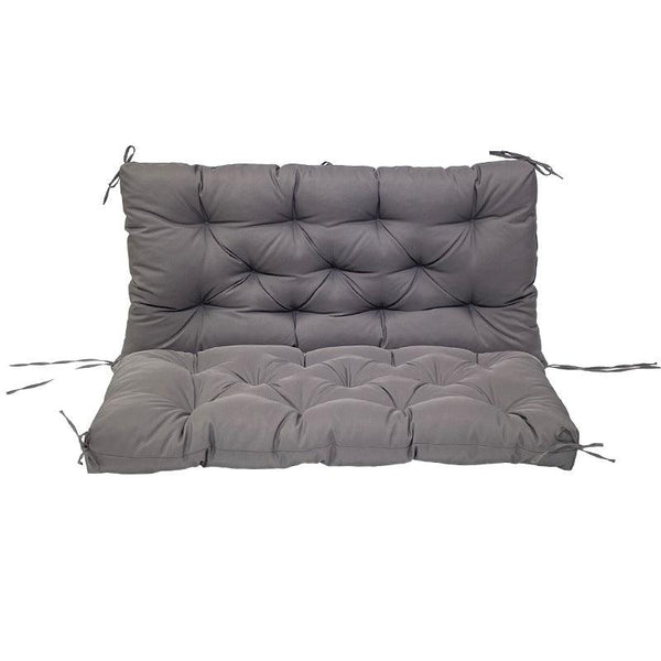 Outdoor 2/3-seater bench/swing cushions: thickened, with backrest, waterproof.