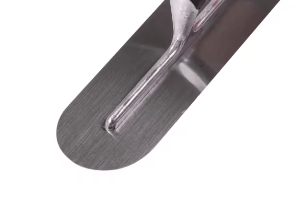 High Quality Stainless Trimming shovel, 35 Cm x 5 cm, very suitable for buckets, slate, plaster, concrete, curved handle, high c