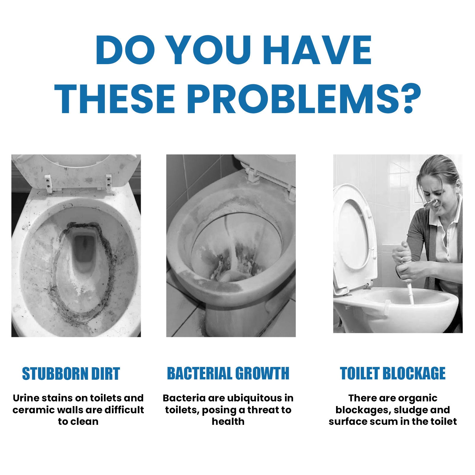 Toilet Bowl Cleaner, Household Toilet Decontamination Deodorant Foam Cleaning Decontamination