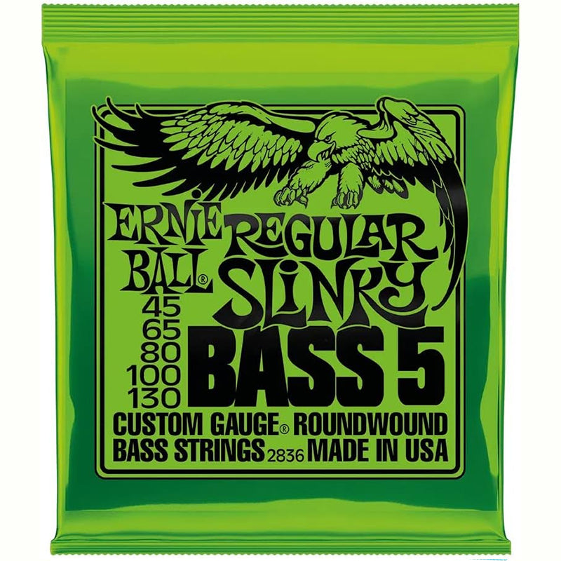 Ernie Ball Hyper Slinky Nickel - Wound Bass Guitar Strings, Gauge 40 - 100 (P02841)