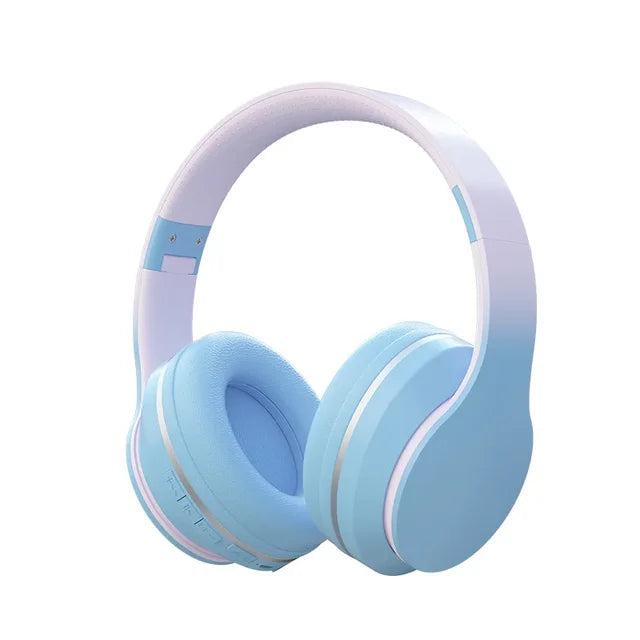 DR56 Headset Wireless Bluetooth Headset Children's Online Game Class Call E-sports Headset New Gradient.